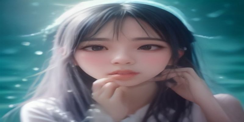 「她唇之下」主视觉画面——两位女主角在昏暗暖光中相视而立，画面充满压抑的情感张力与欲望的隐喻