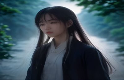 「她唇之下」关键场景——两人在私密空间中的情感碰撞，镜头克制而充满张力